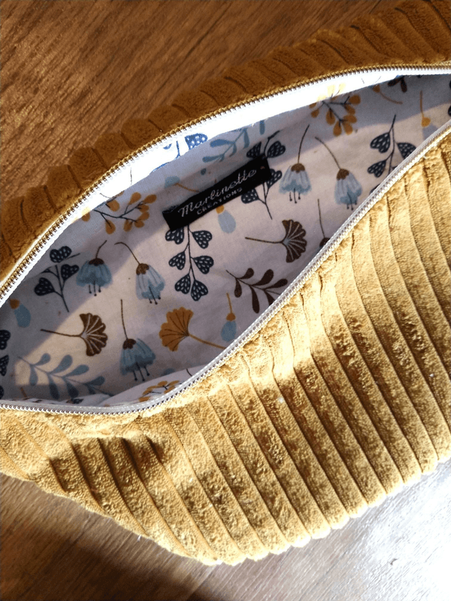 Sac banane velours 